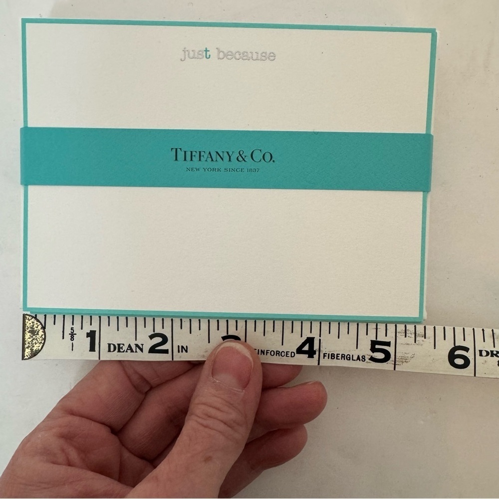 NIB Rare TIFFANY & CO. “Tiffany T” Assorted Note Cards Set of 10 New In Box - Picture 5 of 12